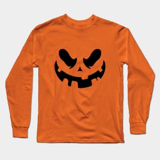 Evil Pumpkin Halloween Long Sleeve T-Shirt